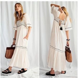 Free People I’m the One Maxi Dress - Ivory Color